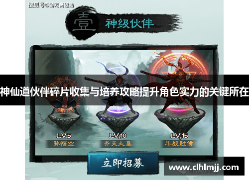 神仙道伙伴碎片收集与培养攻略提升角色实力的关键所在